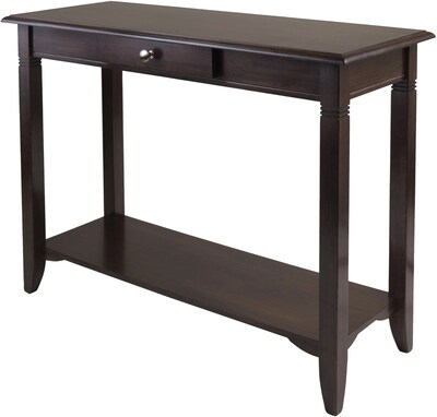 Winsome Nolan 30 x 40 x 15.98 Composite Wood Console Table With Drawer, Cappuccino (40640)