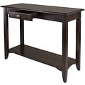 Winsome Nolan 30 x 40 x 15.98 Composite Wood Console Table With Drawer, Cappuccino (40640)