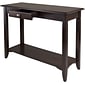 Winsome Nolan 30" x 40" x 15.98" Composite Wood Console Table With Drawer, Cappuccino (40640)