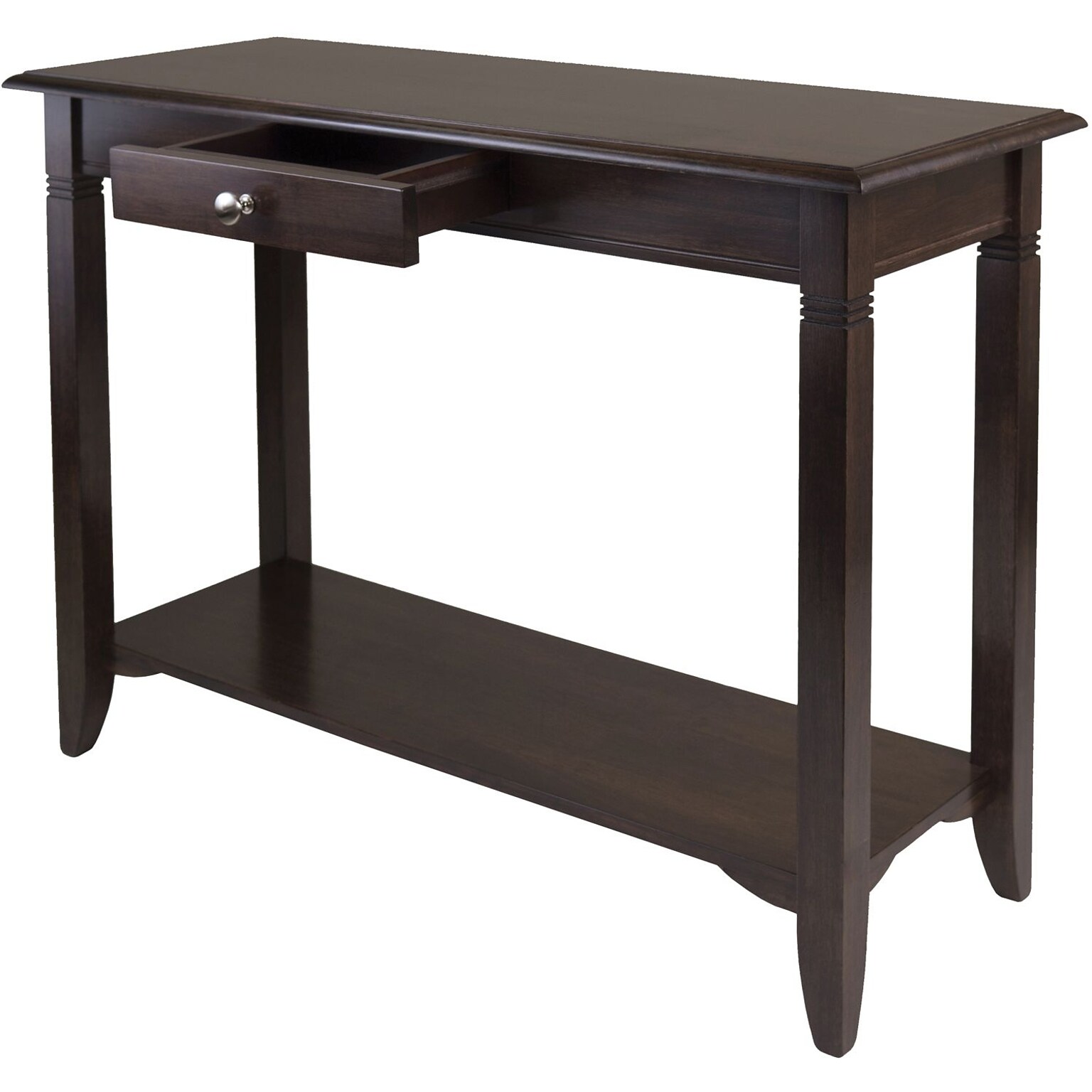 Winsome Nolan 30 x 40 x 15.98 Composite Wood Console Table With Drawer, Cappuccino (40640)