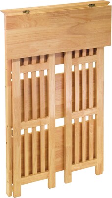 Winsome Mission Beech Wood 4-Tier Shelf, Natural