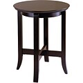 Winsome Toby 21.97 x 18.03 x 18.03 Composite Wood End Table, Espresso