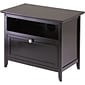 Winsome Zara Wood TV Stand, Dark Espresso