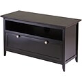 Winsome Zuri Wood TV Stand, Dark Espresso