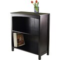 Winsome Terrace Solid/Composite Wood 3-Tier 26 Wide Storage Shelf, Espresso