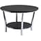 Winsome Maya 18.7 x 29.33 x 29.33 Medium Density Fiber Round Coffee Table, Black