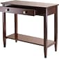 Winsome Richmond 33.98" x 29.92" x 15.69" Wood Console Hall Table Tapered Leg, Brown