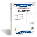 Perfect 8 1/2 x 11 60 lbs. 44 Hole Punch Plus Bond Paper, White, 2500/Case