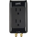 2-Outlet 1500 Joule Home Entertainment Surge Protector with Coax