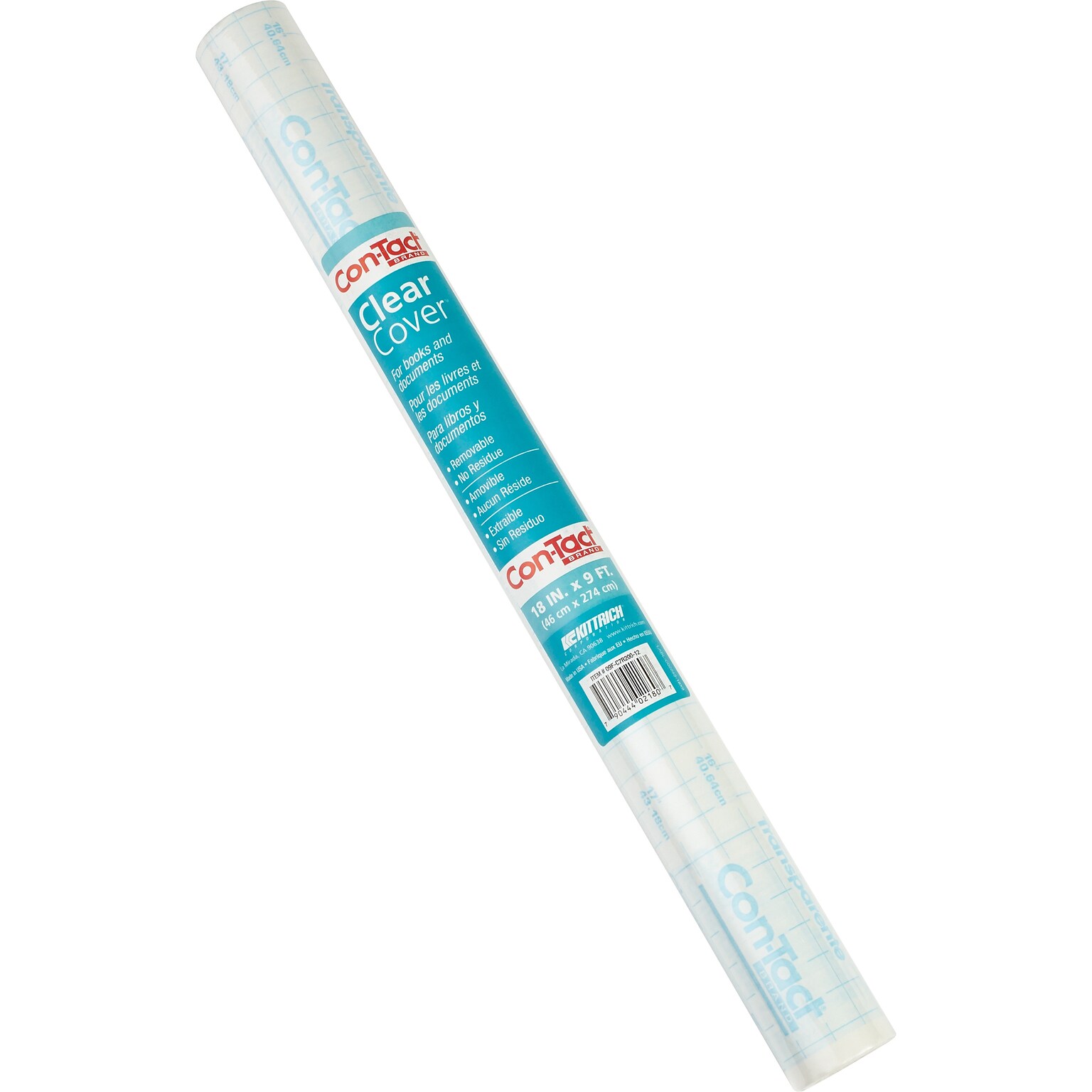 ConTact Clear Self Adhesive roll 18x 3yd 12/EA