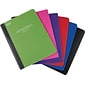 Staples Poly Composition Notebook, 9-3/4" x 7-1/2" College Ruled, 80 Sheets, Assorted Colors, 24/Carton (42080CT)
