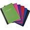 Staples Poly Composition Notebook, 9-3/4 x 7-1/2 College Ruled, 80 Sheets, Assorted Colors, 24/Car