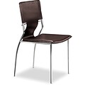 Zuo® Trafico Leatherette Dining Chair; Espresso, 4/Pack