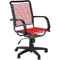 Euro Style™ Bungie Bungee Cord Loops High Back Office Chair; Red