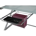 Euro Style™ L Hanging File and Pencil Tray; Aluminum, Box
