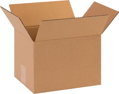 10 x 8 x 7 Shipping Boxes, Brown, 25/Bundle (1087)