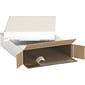 Quill Brand® 3" x 15.12" x 11.25" Self-Sealing Side Loading Boxes, 32 ECT, White, 25/Bundle (11315SSFOL)