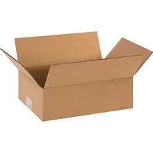 12 x 8 x 3 Shipping Boxes, Brown, 25/Bundle (1283)