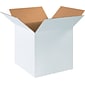 16" x 16" x 16" Shipping Boxes, 32 ECT, White, 25/Bundle (161616W)