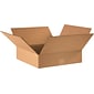 17" x 17" x 4" Heavy Duty Shipping Boxes, 32 ECT, Brown, 25/Bundle (17174)