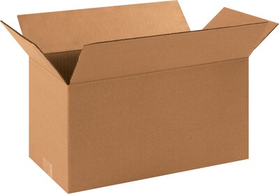 17 x 8 x 8 Heavy Duty Shipping Boxes, 32 ECT, Brown, 25/Bundle (1788)