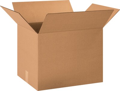 20 x 15 x 15 Standard Shipping Boxes, 32 ECT, Kraft, 20/Bundle (201515)