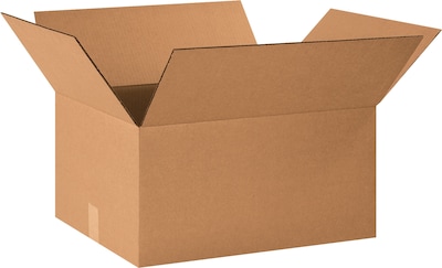 20 x 16 x 10 Shipping Boxes, 32 ECT, Brown, 25/Pack (BS201610)