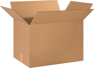 24 x 15 x 15 Heavy Duty Shipping Boxes, 32 ECT, Brown, 20/Bundle (241515)