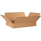 24" x 20" x 4" Shipping Boxes, 32 ECT, Brown, 20/Bundle (24204)