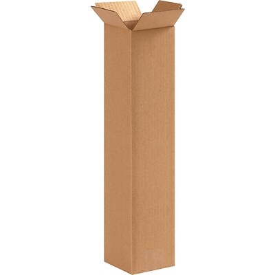 4 x 16 x 4 Shipping Boxes, Brown, 25/Bundle (4416)
