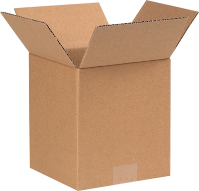 8 x 8 x 9 Shipping Boxes, 32 ECT, Brown, 25/Bundle (889)