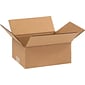 SI Products 9" x 7" x 4" Shipping Boxes, 32 ECT, Brown, 25/Bundle (974)