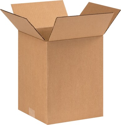 9 x 9 x 12 Shipping Boxes, 32 ECT, Brown, 25/Bundle (9912)