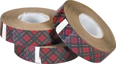 3M™ Adhesive Transfer Tape Dispenser Rolls, 2.0 Mil., 3/4x36 Yds., 48/Case