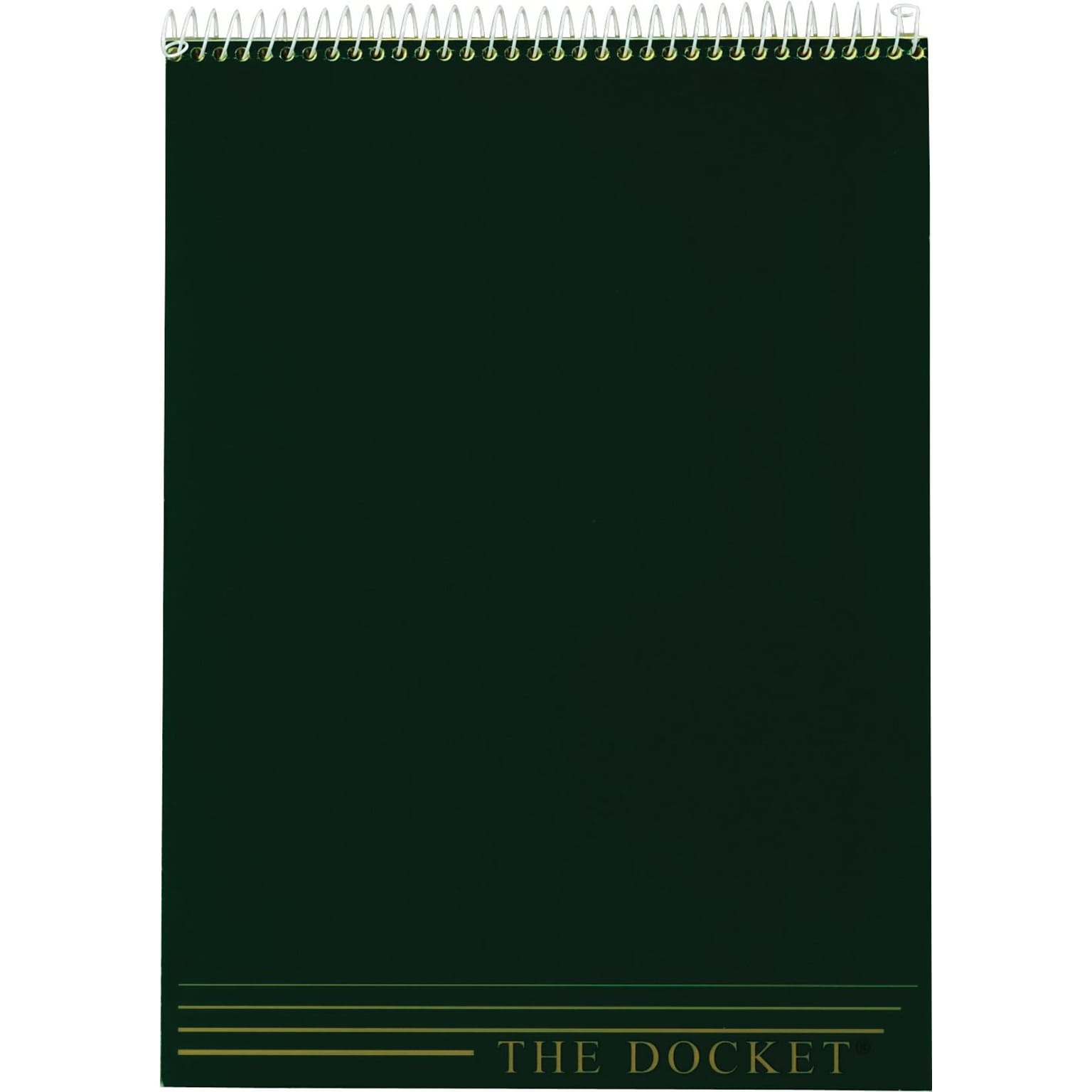 TOPS Docket Notepad, 8.5 x 11.75, Wide Ruled, Canary, 70 Sheets/Pad (63621)