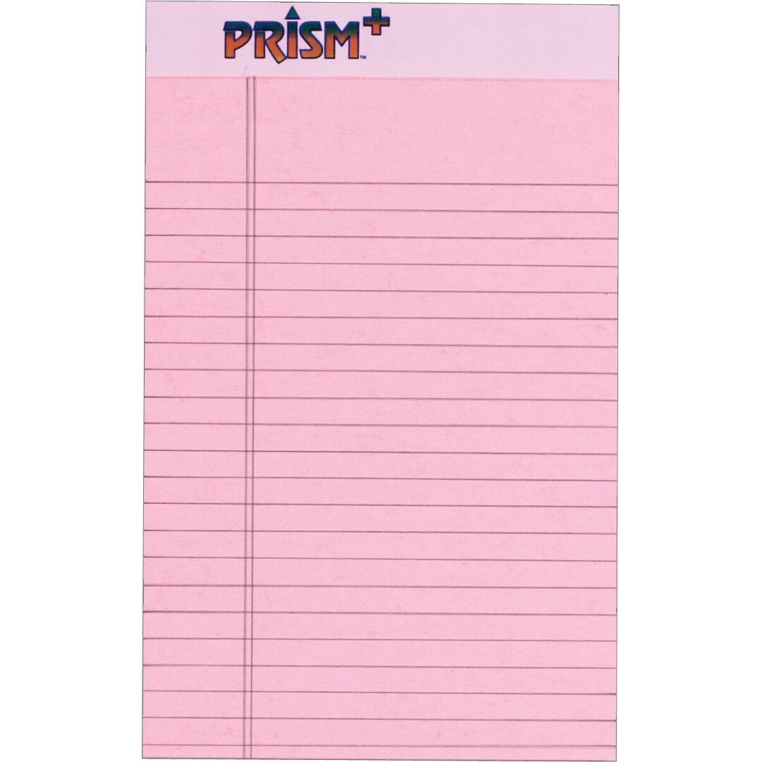Paper Pink White Legal Pads NEW Red Black Cardstock Filler 