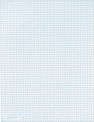 TOPS Graph Pad, 8.5 x 11, Quad Ruled, White, 50 Sheets/Pad (33051)