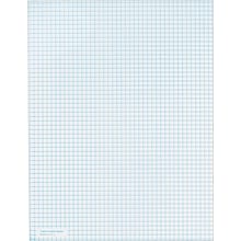 TOPS Graph Pad, 8.5 x 11 (US letter), Ruled, White, 50 Sheets/Pad, 1 Pad/Pack (TOP 33051)