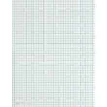 TOPS Cross-Section Pad, 8-1/2 x 11, 4 x 4 Graph Ruled, White, 50 Sheets/Pad (35041)