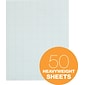 TOPS Cross-Section Pad, 8-1/2" x 11", 4 x 4 Graph Ruled, White, 50 Sheets/Pad (35041)