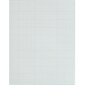TOPS Cross Section Pad, 8-1/2 x 11, 5 x 5 Graph Ruled, White, 50 Sheets/Pad (35051)