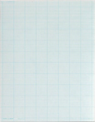 TOPS Notepad, 8.5 x 11, Graph Ruled, White, 50 Sheets/Pad (35081)