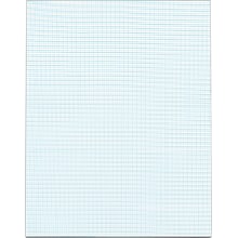 TOPS Graph Pad, 8-1/2 x 11, 10 x 10 Graph Ruled, White, 50 Sheets/Pad (33101)