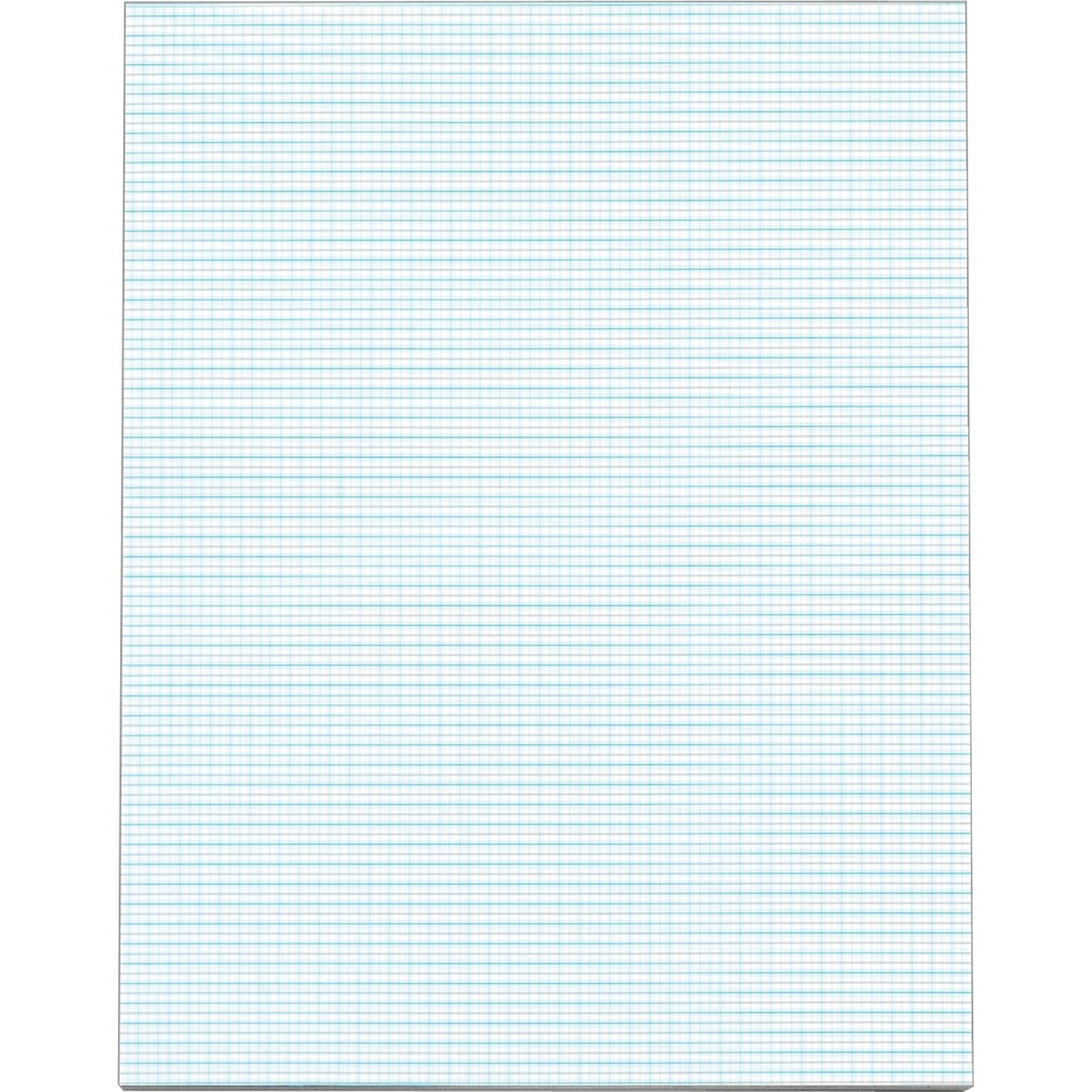 TOPS Notepad, 8.5 x 11, Graph Ruled, White, 50 Sheets/Pad (33101)