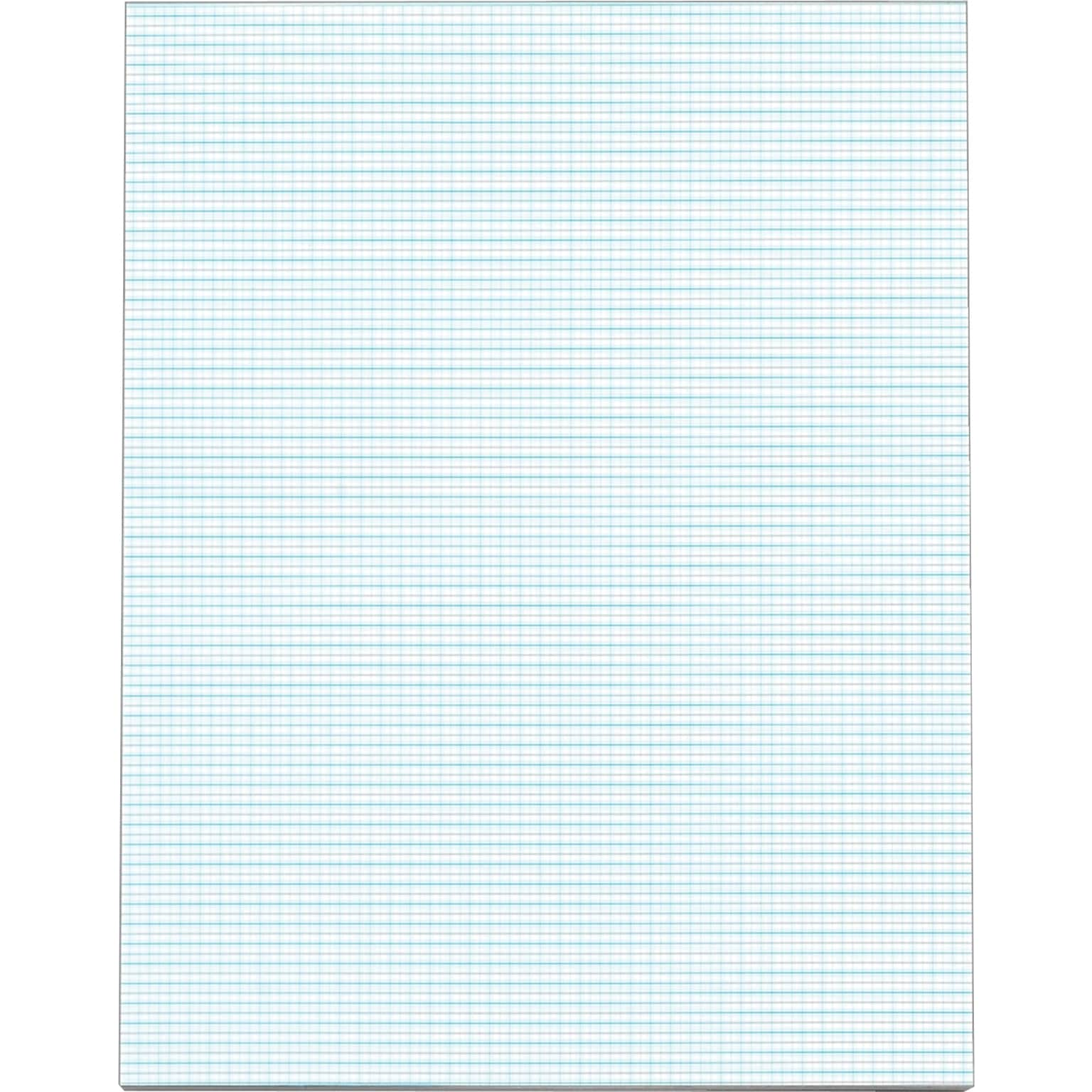 TOPS Notepad, 8.5 x 11, Graph Ruled, White, 50 Sheets/Pad (33101)