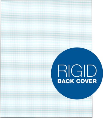 TOPS Notepad, 8.5" x 11", Graph Ruled, White, 50 Sheets/Pad (33101)