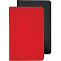 Oxford Idea Collective Pocket Journal, 3.5 x 5.5, Wide Ruled, Black and Red, 2/Pack (56876)