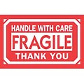 3 x 5 Fragile Handle with Care Thank You Label