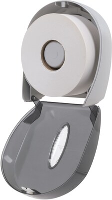 Georgia Pacific® Jumbo Jr. Toilet Paper Dispenser by GP PRO, Translucent Smoke (59009)