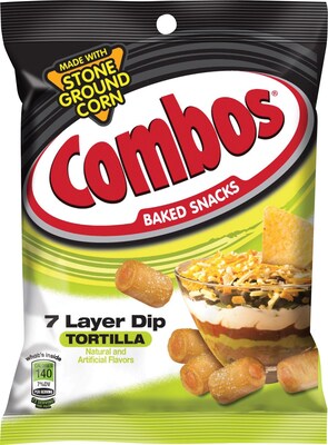 Combos® 7 Layer Dip Pretzels, 6.3 oz., 12 Bags/Box